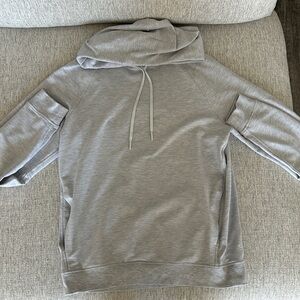 lululemon athletica Light Gray Hooded Pullover Sweatshirt
